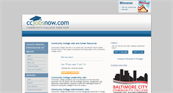 Desktop Screenshot of ccjobsnow.com