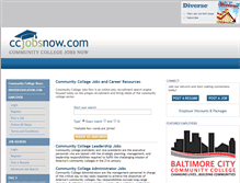 Tablet Screenshot of ccjobsnow.com